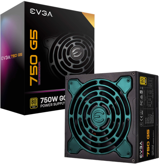 EVGA toiteplokk 750W SuperNOVA 750 G5 Fully Modular (80+Gold)