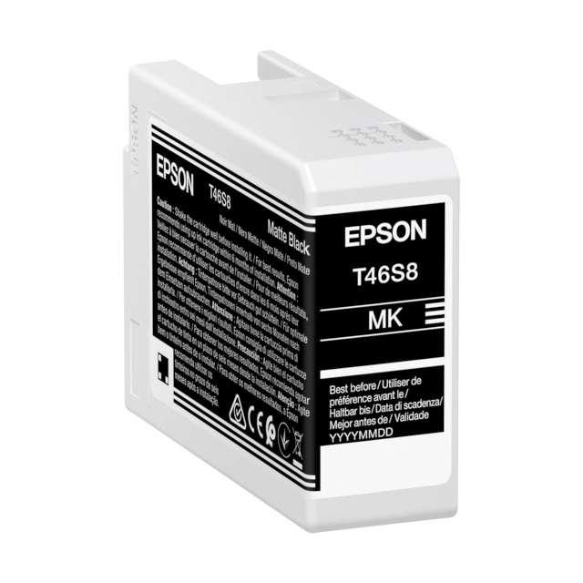 Epson tindikassett mattmust T 46S8 25ml Ultrachrome Pro 10