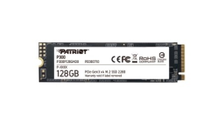Patriot kõvaketas SSD 128GB P300 M.2 PCIe 2280 1600/600