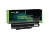 Green Cell sülearvuti aku Fujitsu-Siemens Lifebook S2210 11,1V 4,4Ah