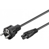 Goobay Power supply cord (safety plug) 93586 voolukaabel, must, 1.8 m