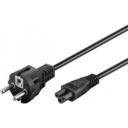 Goobay Power supply cord (safety plug) 93586 voolukaabel, must, 1.8 m