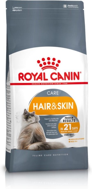 Royal Canin kuivtoit kassile Hair & Skin Care Cats Dry Food Adult 2kg
