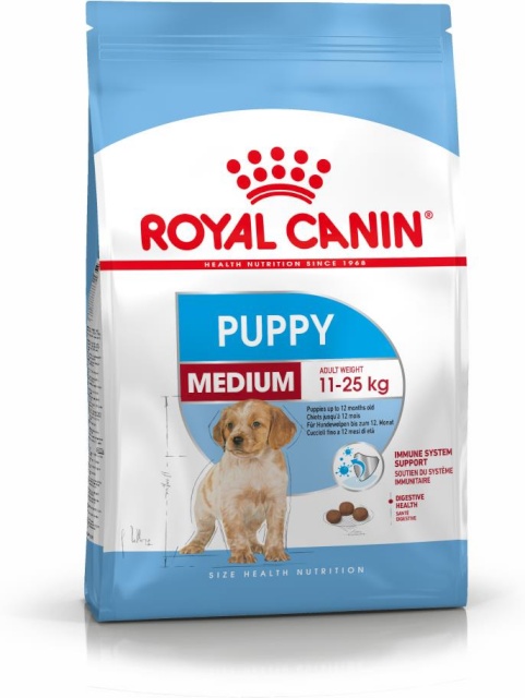 Royal Canin kuivtoit koerale Medium Puppy Corn,Pork,Poultry,Vegetable 4kg