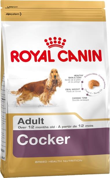 Royal Canin kuivtoit koerale Cocker Adult Corn,Poultry,Rice 12kg