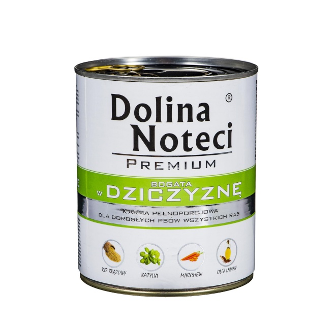 Dolina Noteci koeratoit 5902921300038 Dogs Moist Food Venison 800g