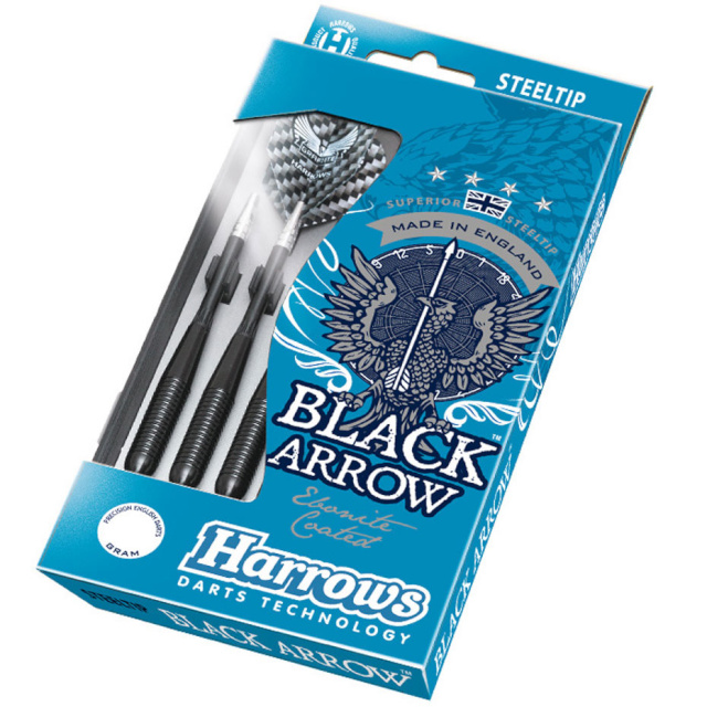 Harrows nooled Black Arrow Steeltip 21 gr must
