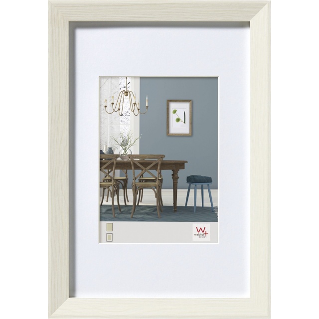Walther pildiraam Fiorito valge 30x45 Wood + Passepartout EF045W