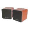 Esperanza kõlarid EP152 Speaker Set 2.0 USB 5 W, pruun/must