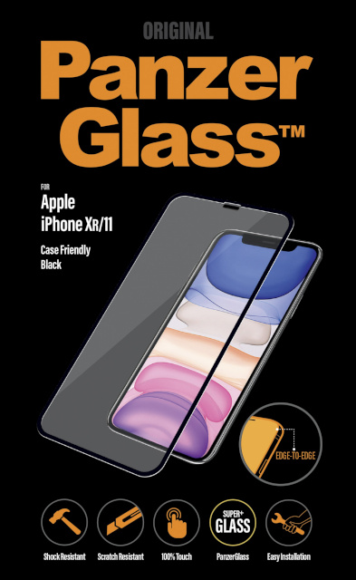 PanzerGlass kaitseklaas Case Friendly Black iPhone XR/11 must