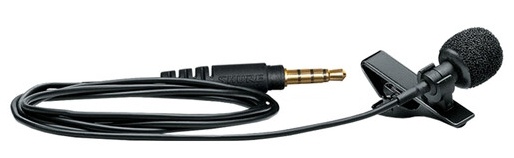 Shure mikrofon MVL-3,5mm Lavalier nutitelefonile/tahvelarvutile