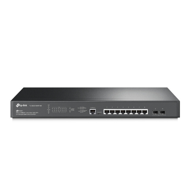 TP-Link TL-SG3210XHP-M2 Switch Managed L2+, Rack Mountable,8x100/1000/2500Mbps ports,PSU single, Steel case