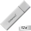 Intenso mälupulk 12x1 Alu Line hõbedane 4GB USB Stick 2.0