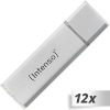 Intenso mälupulk 12x1 Alu Line hõbedane 8GB USB Stick 2.0