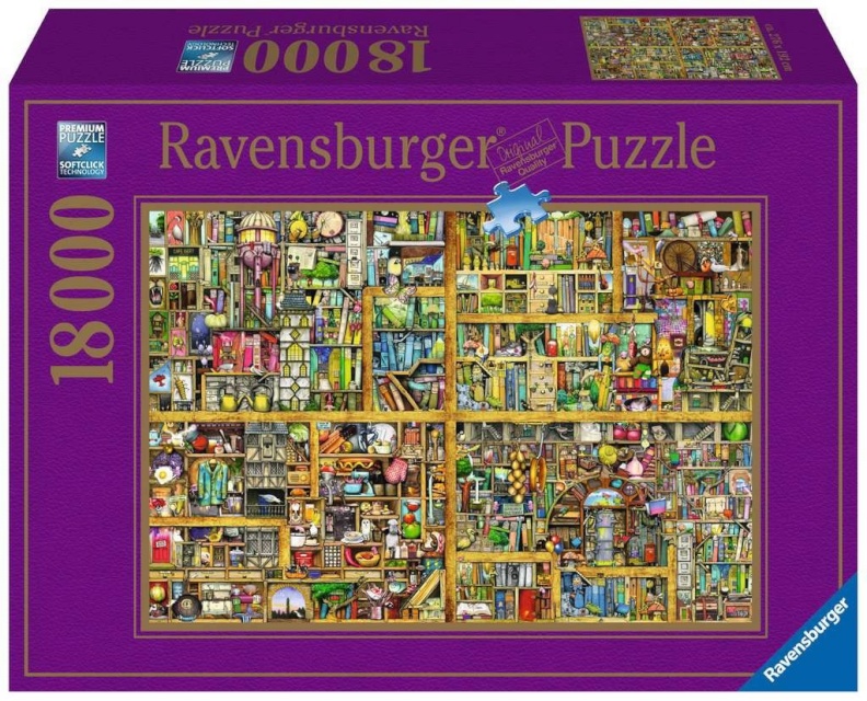 Ravensburger pusle Bookshelf, 18000-osaline