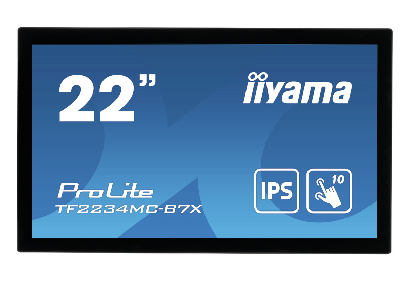 iiyama monitor 54.6cm (21.5") TF2234MC-B7X 16:9 M-Touch HDMI+DP IPS