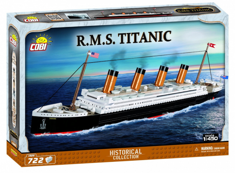 Cobi klotsid RMS Titanic 1:450, 722-osaline