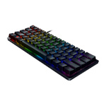 Razer klaviatuur Huntsman Mini 60%, Gaming Keyboard, Opto-Mechanical, Russian, must, Wired