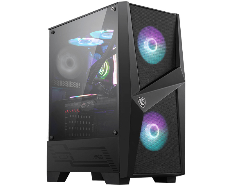 MSI korpus MAG FORGE 100R PC Case, Mid-Tower, USB 3.2, must