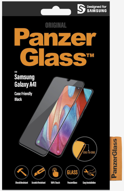 PanzerGlass kaitseklaas Case Friendly Black Galaxy A41 must