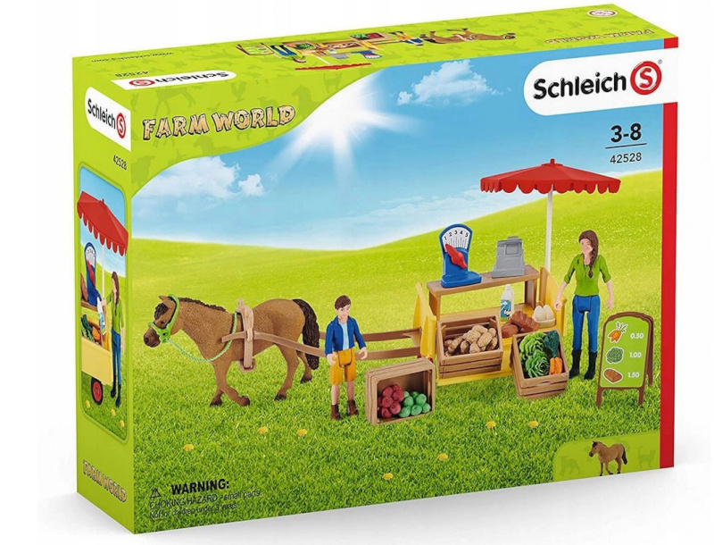 Schleich mängufiguur Farm World 42528 Mobiler Farm Stand