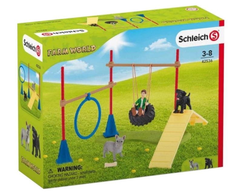 Schleich mängufiguur Farm World Fun for Dogs (42536)