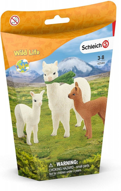 Schleich mängufiguur Wild Life 42544 Alpaka perekond
