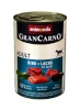 Animonda koeratoit GranCarno Beef, Salmon, Spinach Adult 400g