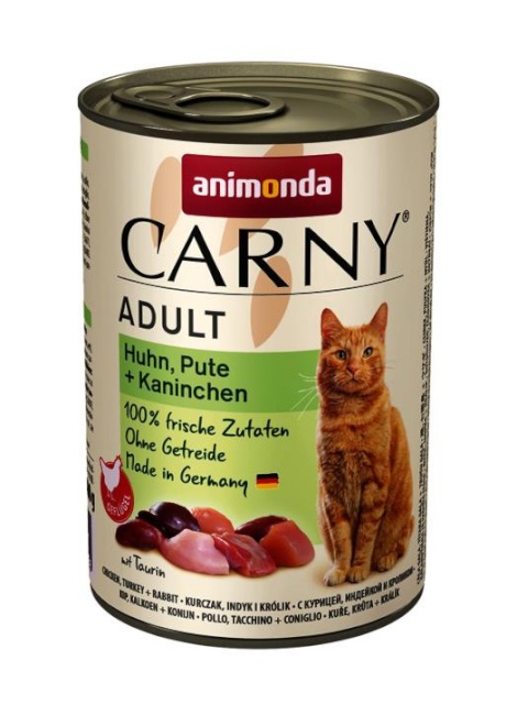 Animonda kassitoit Carny Adult flavour: chicken. turkey. rabbit - Wet Cat Food - 400g