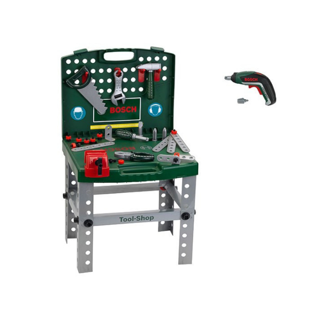 Klein tööpink tööriistadega Bosch Workshop Portable with Screwdriver 8676