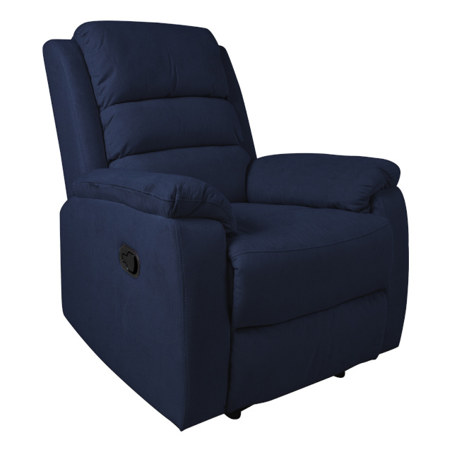 H4Y Tugitool MANUEL 88x95x103cm, manuaalne recliner, tumesinine