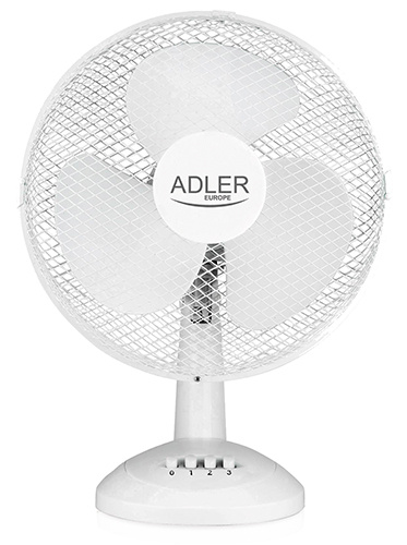 Adler ventilaator AD 7304 Desk Fan, 40cm, valge