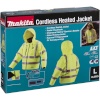 Makita aku toitega termojakk DCJ206Z Gr. L kollane Akku Thermo Jacket