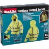 Makita aku toitega termojakk DCJ206Z Gr. XL kollane Akku Thermo Jacket