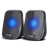 Audiocore kõlarid AC835 2.0 Stereo Speakers With LED Backlighting For PC Laptop Smartphone