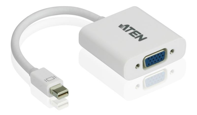 Aten VC920 1 x Mini DisplayPort Male (valge) 1 x HDB-15 Female (sinine) valge