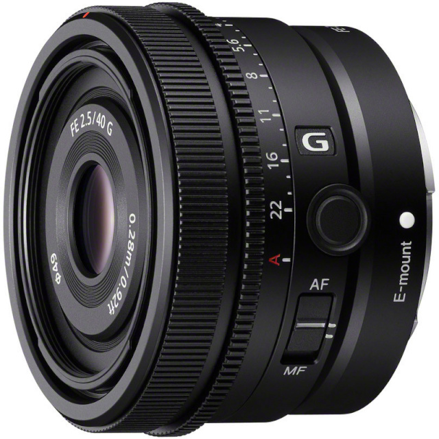 Sony objektiiv FE 40mm F2.5 G must