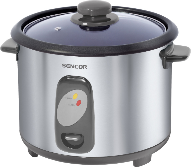 Sencor riisikeetja SRM1800SS Rice cooker, roostevaba teras/must