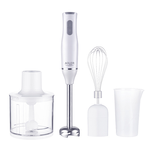 Adler saumikseri komplekt AD 4620 Hand Blender Set, valge
