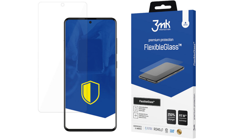 3MK ekraanikaitseklaas FlexibleGlass Samsung, Galaxy A51, Hybrid glass, Transparent, Clear Screen Protector
