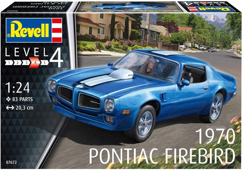 Revell liimitav mudel Pontiac Firebird 1970