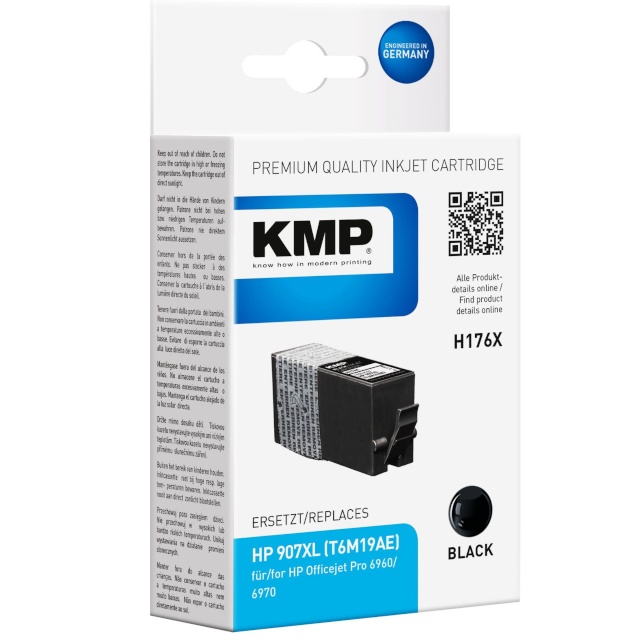 KMP tindikassett H176X must kompatibel mit T6M19AE 907 XL