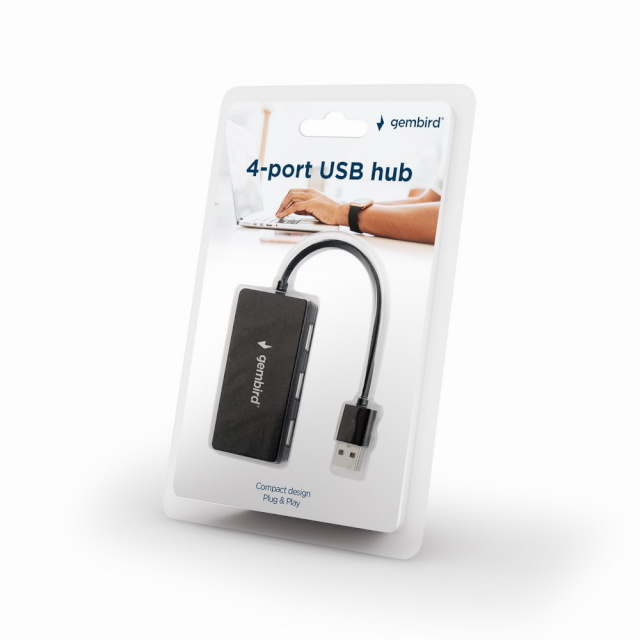Gembird 4-port USB hub UHB-U2P4-04 must