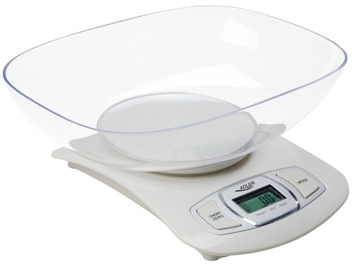 Adler köögikaal AD 3137 Electronic Kitchen Scale, valge