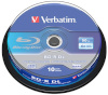 Verbatim toorikud BD-R Blu-Ray 50GB 6x Speed Cakebox 10 tk.