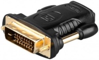 Goobay 68931 HDMI™/DVI-D adapter, kuldne-plated