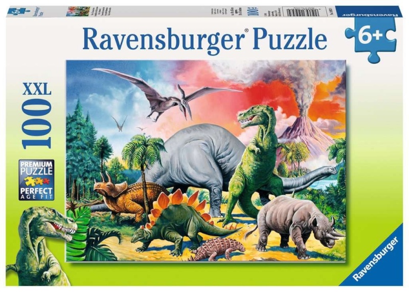 Ravensburger pusle Dinosaurs, 100-osaline