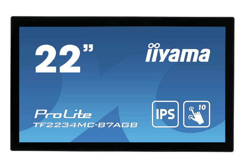 iiyama monitor 54.6cm (21.5") TF2234MC-B7AGB 16:9 M-Touch HDMI+DP