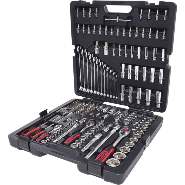 KS Tools 1/4 +3/8 +1/2 216 pcs CHROMEplus Socket Set