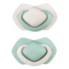 Canpol babies silikoonist sümmeetriline lutt 18m+ PURE COLOR, 2tk (22/646_bei)